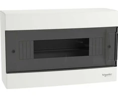 Schneider Electric Schneider EZ9EUC112 Modulinis skirstomasis skydas 1x12 ant paviršiaus montuojamas IP40 Easy9 EZ9EU-1-12-NT-T skaidrios durys EZ9EUC112