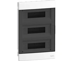 Schneider EZ9EUA312 3x12 įleidžiamas modulinis skirstomasis skydas IP40 Easy9 EZ9EU-3-12-PT-T skaidrus EZ9EUA312