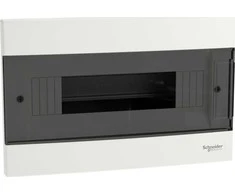 Schneider EZ9EUA112 Modulinis skirstomasis skydas 1x12 įleidžiamas IP40 Easy9 EZ9EU-1-12-PT-T skaidrios durys EZ9EUA112