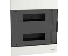 Schneider EZ9EUA212 2x12 įleidžiamas modulinis skirstomasis skydas IP40 Easy9 EZ9EU-2-12-PT-T skaidrus EZ9EUA212