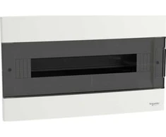 Schneider EZ9EUA118 Modulinis skirstomasis skydas 1x18 įleidžiamas IP40 Easy9 EZ9EU-1-18-PT-T skaidrios durys EZ9EUA118