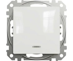 Schneider Electric SCHNEIDERE Schneider Sedna Design laiptų jungiklis SDD111106L su baltu foniniu apšvietimu Design &amp; Elements
