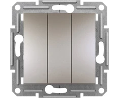 SCHNEIDERE triguba jungtis be rėmo Schneider Asfora EPH2100161 aliuminis