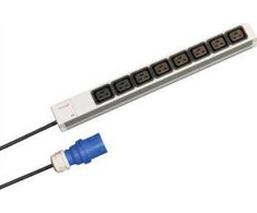 SCHROFF SCHROFF lizdo juostelė, IEC C19, 16 A, IEC 60309 kištukas, 8x IEC C19, 19.