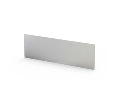 SCHROFF maitinimo bloko priekinis skydelis, skirtas „Maxpower 100“, viengubas, 3 HE, 6 HE, ekranuotas, 2,5 mm, aliuminis