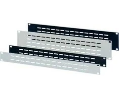 SCHROFF Priekinis skydelis SCHROFF 19, ventiliuojamas, 1 U, 2,5 mm, Al, RAL 7021
