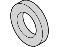 SCHROFF Tarpinė, 2,7 x 5 x 1, PA plastikas, 100 vnt. (26.15.3085)