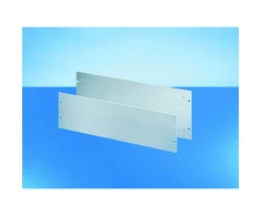 SCHROFF Priekinis skydas SCHROFF 19 su angomis rankenoms, 2 HU, 4 mm, Al, anoduotas