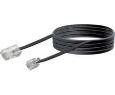 Schwaiger modemo kabelis RJ11 Schwaiger 6P2C -> RJ45 8P2C 3m juodas - TAL6631533