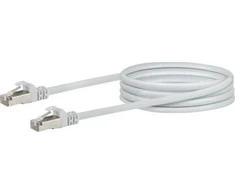 Schwaiger Schwaiger CAT6 Netzwerkkabel, S / FTP, 0,5m, baltas