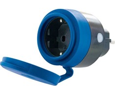 Schwaiger Schwaiger Steckdosenadapter IP44 WiFi mit Messfunktion