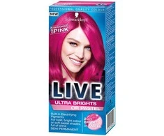 „Schwarzkopf Live Ultra Brights“ arba „Pastel 093 Shocking Rožinė“.