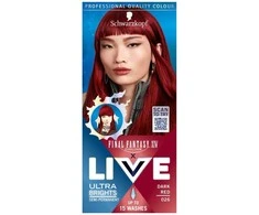 Schwarzkopf Live Ultra Brights Final Fantasy 026 Dark Raudona