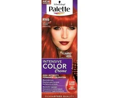 Schwarzkopf PALETTE INTENS CREME RV6-skaisčiai raudona
