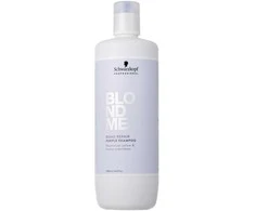 Schwarzkopf Professional BlondMe Bond Repair Violetinė Šampūnas šampūnas šviesiems plaukams, 1000 ml