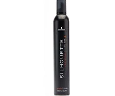 Putos plaukams labai stiprios fiksacijos Schwarzkopf Silhouette Super Hold Mousse 500ml