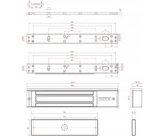 SCOT EL-800SP2 SCOT elektromagnetinė armatūra 280 kg