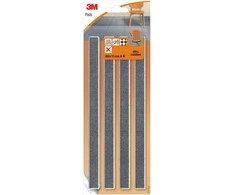 Scotch 3M SCOTCH itin atsparūs veltinio įklotai, juostelės, 208x15 mm, 4 vnt., juodos