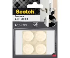 Scotch Duriamieji slopinamieji amortizatoriai SCOTCH, lipnūs, apvalūs, 22 mm, 4 vnt., balti