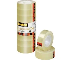 3M Scotch Biuro juosta 550 skaidria plėvele 8 vnt.