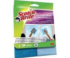 Scotch SCOTCH BRITE™ mikropluošto šluostės stiklui ir veidrodžiams, 2 vnt, tamsiai/šviesiai mėlynos - 4046719419043