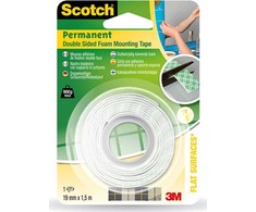Scotch Dvipusė putplasčio montavimo juosta 19mm x 1,5m
