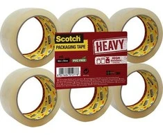 3M Scotch Korpuso juosta skotch sunkiųjų 50mmx66m skaidri 6 / p