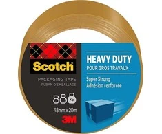 Scotch SCOTCH® Heavy Duty pakavimo juosta, 48 mm x 20,3 m, 1 vnt, ruda