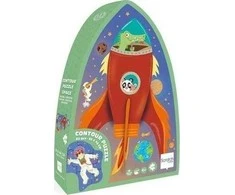 Scratch Dėlionė 60 kontūrų dėlionė Raketa ir kosmosas