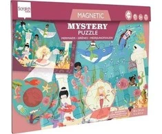Scratch Magnetinė dėlionė ir 2in1 žaidimas Undinės