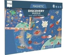 Scratch Magnetinis dėlionės ir žaidimas 2in1 Kosmosas