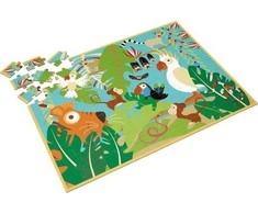 Dėlionė Scratch Scratch, JUNGLE Puzzle 100 vnt.
