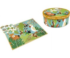 Dėlionė Scratch Scratch, JUNGLE Puzzle 100 vnt.