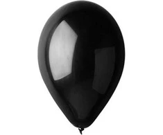SDM Balon pastelinis juoda nr 09, 100 vnt (SDMX0322)