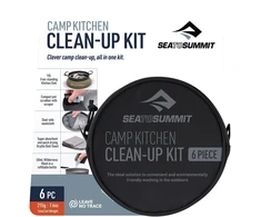 Sea To Summit Rinkinys do sprzątania Camp Kitchen Clean Up Kit - 6 dalys su płynem 6 (STS053701/UNI)