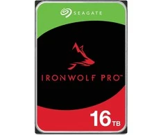 SEAGATE Ironwolf PRO Enterprise NAS HDD 16TB 7200rpm 6Gb/s SATA 256MB talpykla 8,9 cm 3,5 colio 24x7 NAS ir amp; RAID Rackmount sistemos BLK