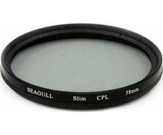 Seagull Filtras Poliarizuojantis filtras Cpl Slim 58mm, skirtas fotoaparatui / vaizdo kamerai