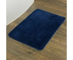 Vonios kilimėlis Sealskin Angora, 90 x 60 cm, mėlynas