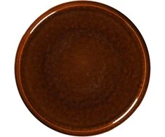 Secret De Gourmet AKMENS plokščia lėkštė 24 cm gintaro spalvos
