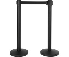 Securit Barrier rinkinys Securit Budget, juodas su juoda juostele