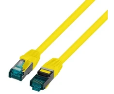 Securitynet PATCHCORD RJ45 S/FTP 6A LSZH ŻÓŁ 3