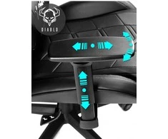 Sėdynė Diablo Chairs X - Kovotojas juodas