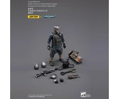 Sega Figūrėlė Warhammer 40k Astra Militarum Death Korps of Krieg veteranų būrio gvardietis demolicijos specialistas 1/18 10 cm