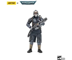 Sega Figūrėlė Warhammer 40k Astra Militarum Death Korps of Krieg veteranų būrio gvardietis su liepsnosvaidžiu 1/18 10 cm