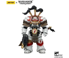 Sega Figūrėlė Warhammer The Horus Heresy Baltas Scars Legion Praetor Cataphractii terminatorių šarvuose su Cyber Hawk, Čogorio kalaviju ir combi-melta 14 cm