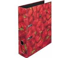Segregatorius Herlitz A4 80mm raudonos (10485126)