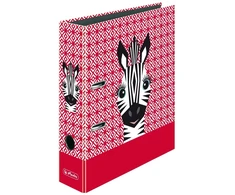 Herlitz maX.file, A4, D-ring, pristatymo, raudona, balta, Forest Stewardship Council (FSC), Vokietija