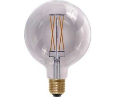 Segula Segula LED Globe 125 smokey grau E27 5W 1900K dimmbar
