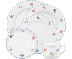 Select SET Seltmann Weiden 4003106989862 stalo reikmenų rinkinys 30 vnt Porcelianas Balta