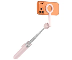 TECH-PROTECT L10S MAGSAFE BLUETOOTH ASMENUKIŲ LAZDOS TRIKOJIS ROŽINIS/PILKAS
